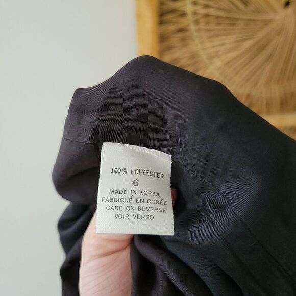 Tahari Sheath Dress Black 6 - Picture 10 of 11